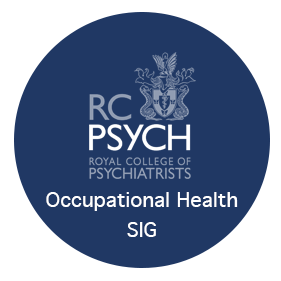 The Occupational Psychiatry Special Interest Group at the Royal College of Psychiatrists (@rcpsych).