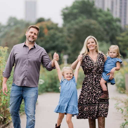Parents of two super-girls, doctors, public speakers, stress educators, health advocates, and wellness coaches.