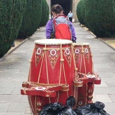 We play Javanese gamelan in Barbican House near Gloucester docks on Tuesdays from 7pm-9pm. Come and join us. (Instruments owned by Cheltenham Festivals)