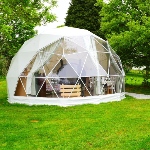 BDiR Inc. is geodesic dome tent designer & manufacturer, provides 6-100m glamping living domes, greenhouse dome, event dome tents, immersive projection domes.