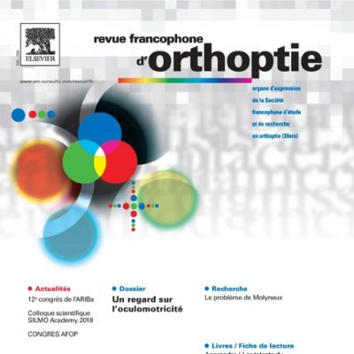 Revue scientifique destinée à tous les orthoptistes et professionnels de santé concernés de près ou de loin par la vision.