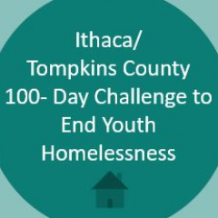 Stakeholders working together to prevent and #EndYouthHomeless in Tompkins County with @AWayHomeAmerica, @HUDgov, and @RRIImpact #100DayChallengeAccepted