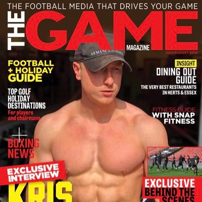 Exclusively produced Football Lifestyle Magazine for Celebrity’s & Professional Footballers throughout London, Herts, Essex, Cambs & Beds info@thegamemag.co.uk