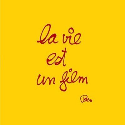 «La vie est un film» l’exposition de #Ben et ses invités ouvrira ces 3 jours de fête!  +50 #artistes pour rire, rêver, danser jusqu’au coeur de la nuit 🌙