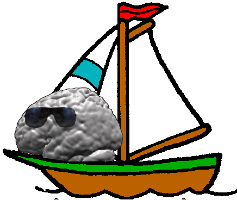 Before you ask, it's a brain. Wearing sunglasses. On a sailboat.
Black Lives Matter. Love is Love. Trans rights are human rights. Non-negotiable.