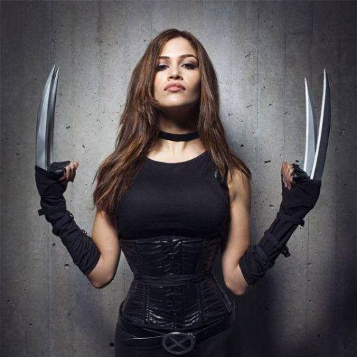 Kitty Pryde. Age of Apocalypse. Orphaned. Ghost assassin trained by Wolverine. Wielder of metallic claws.