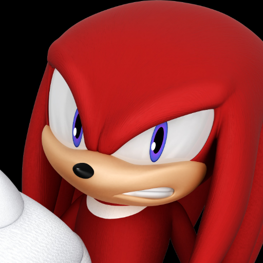 sez_knuckles's profile picture. no chuckling allowed. [16, he/him, married to @senic_sez] (Account run by @sonic_wildfire, backup account of @knuckles_sez)