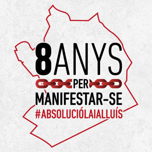 #8ANYSxManifestarse Demanem justícia per la Laia i en Lluís, dues veïnes de #LH represaliades. #AbsolucióLaiaLluís - Grup de suport