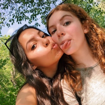 just two teenage girls trying to put smiles on your faces one video at a time, the link to our channel is below☺️❤️