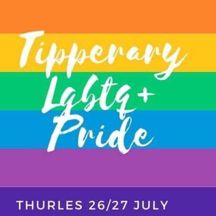 Originally working for #MarRef, now working for #TipperaryPride! Join us for a festival of LGBTQ+ pride in Thurles on July 26-27th 2019. 🏳️‍🌈