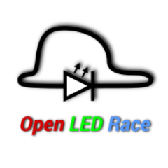 Minimalist race game with an LED strip