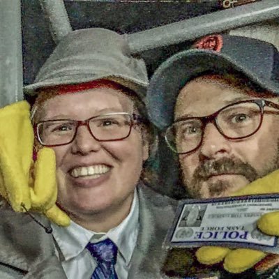 Who tf are you, and why tf should I care? she/her; Profile pic: me as Inspector Gadget and Dick Speight Jr; Header: wise words of @IsabellaEm1