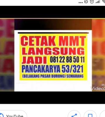 percetakan mmt langsung jadi disemarang alamat jl. pancakarya blok 53 no 321 belakang pasar butung semarang. no hp/wa 08122885011. percetakan cepat jadi