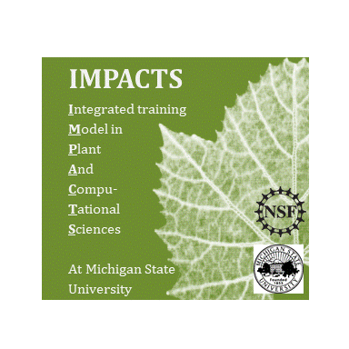 IMPACTS (Integrated training prograM in Plant And CompuTational Sciences). Tweets≠endorsements