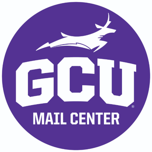 Grand Canyon University's Mail Center 
Email: mailcenter@gcu.edu 

We are open Monday-Friday 10:00am-5:00pm. We are closed on Friday March 29th For Good Friday!