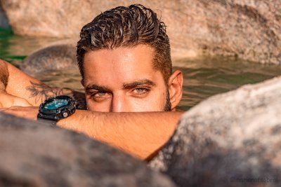 Um homem quando está na praia não quer guerra com ninguém ⛱