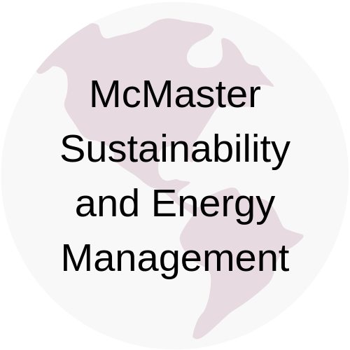 McMaster Energy Management and Sustainability Division.  Facebook: McMaster EMSD