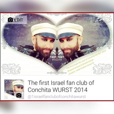 The first Israel fan club of Conchita WURST 2014
is a page on facebook for the Unstoppables family all  over the world that loves Conchita WURST.