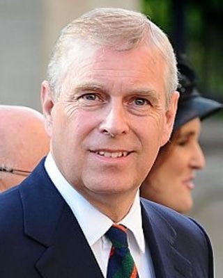 prince Andrew Duke of York son of Queen Elizabeth11 of England.