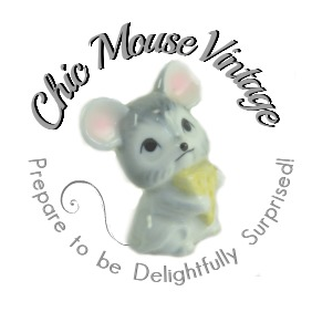 Prepare to be delightfully surprised @ Chic Mouse Vintgage on Etsy!  #Vintage #Antiques #HomeDecorating #Jewelry #MCM #Kitsch #Primitives #Retro #Farmhouse