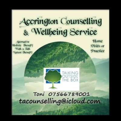 Accrington Counselling & Wellbeing Service offers;Traditional, Alternative and Holistic Therapies.
The clinic is set in a discrete location near Accrington.