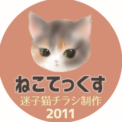 ねこてっくす 迷子猫 迷子犬 迷子鳥 迷子ペット チラシ制作 Necotex Twitter