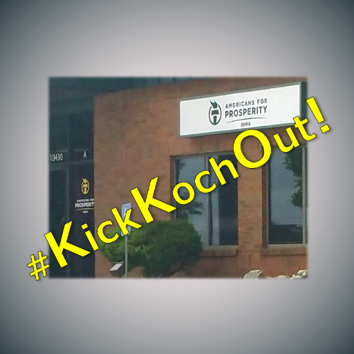 Exposing Iowa's Koch Brothers Network, kicking out Koch-backed legislators, and turning our state back over to its citizens. PEOPLE BEFORE PROFITS! #KickKochOut