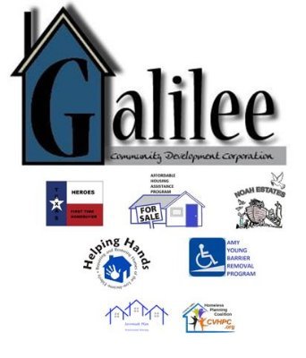 Galilee is a non-profit organization. We create decent affordable housing for low and moderate income families in the Concho Valley.