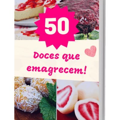 As melhores receitas de doces Fit. São 50 receitas para você comer sem peso na consciência e no corpo. São receitas com baixa caloria e carboidratos