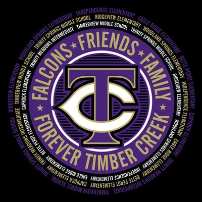 The official Twitter for Timber Creek High School in Keller ISD. 
-Information only.
-All inquiries contact the campus directly.

#TCOD #THECREEKISRISING
