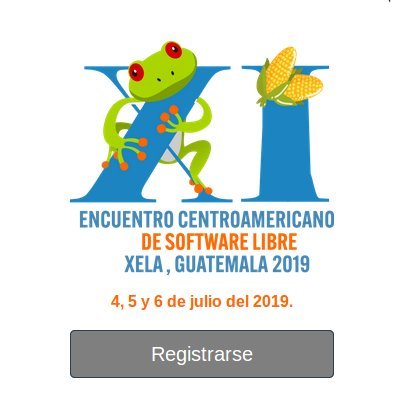 ecsl's profile picture. Onceavo Encuentro Centroamericano de Software Libre en Guatemala, Ciudad de Quetzaltenango #ECSL2019  Unite a nuestra comunidad https://t.co/e5AgTrsOCF