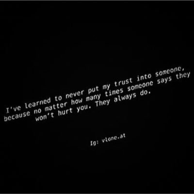 monsters don’t sleep under the bed, they scream inside your head