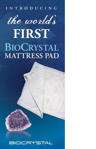 BiocrystalUSA's profile picture. First Biocrystal mattress pad is additionally enriched with highly valuable ingredients to provide you better, healthier sleep and support human health..