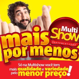 Aqui na MultiShow supermercados de Santo Antônio vc compra muito mais por menos!