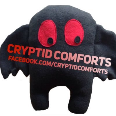 Cryptid Comforts is creative fun handmade cryptozoology themed stuff. I’m Lisa, and I am a cryptid creator, artist, enthusiast of the weird and unknown.