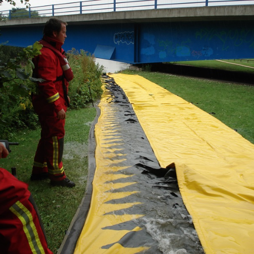 We specialise in Mobile Flood Defence Our Alteau Mobile Flood Barrier, that needs no pre-inflation !! Also our Patented aqua-sac, a Sandbag that needs no sand.