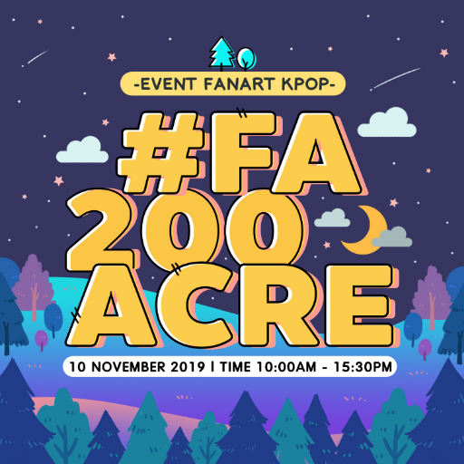 🌲🌳 #FA200ACRE 🎨 EVENT FANART KPOP 
งานแฟนอาร์ตเกาหลีสำหรับนักวาดและสายเสพ