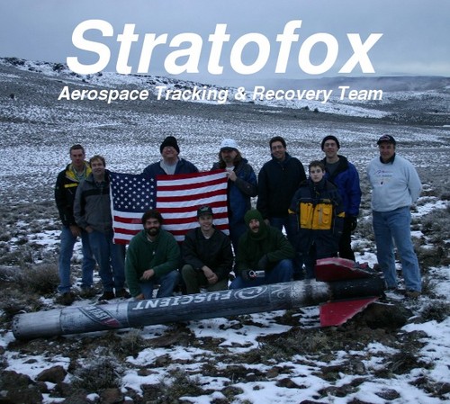 Stratofox Aerospace Tracking & Recovery Team - volunteer non-profit group assists with search and retrieval of high-altitude rockets and balloons