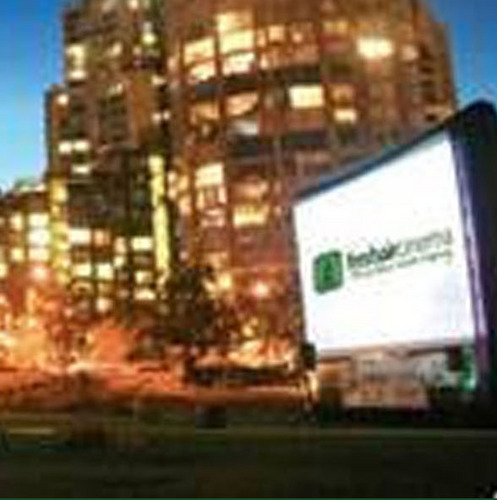 OutdoormoviesON's profile picture. Throughout the summer FreshAirCinema partners with various organizations across Ontario to offer FREE outdoor movie events on massive inflatable movie screens