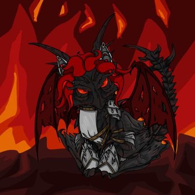 DragonAarokh's profile picture. Anthropomorphic dragon male, he/him/Mr., cis, bi, polyaourous. Sample Avi because I couldn't draw to save my life. writer is 30+,