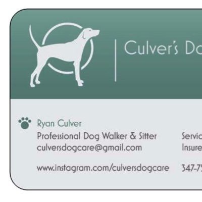Hi, I'm Ryan a Professional Dog Walker! I service NYC w/a wide range of dog clients. Knowing each dogs needs is key to making a positive experience!