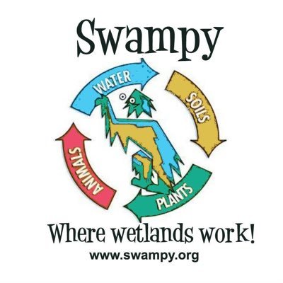 I'm a global focus character for clean water ,💧wetlands🌾 and Earth Day! 🌎Invite me for a Zoom with your school or business PR at swampy@swampy.org!