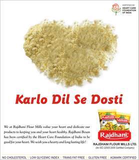 Rajdhani Besan is the highest quality besan brand in India- with many health benefits.