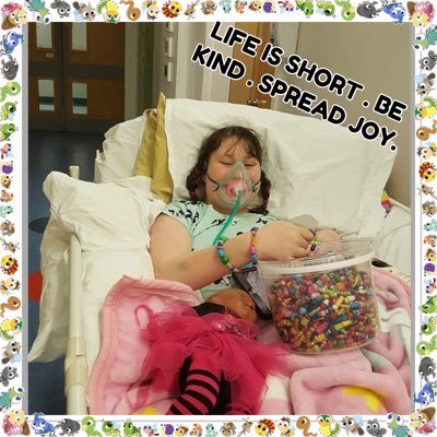 Abi is severely disabled + multiple & life threatening conditions .Spreading Joy with making & gifting joy-let bracelets around the world .To Encourage kindness