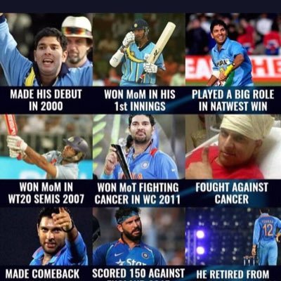 Try not to become a man of success, But a man of Value. Yuvraj Singh ♥ Our gang is nothin but a friend circle of Yuvi enthusiasts :) Join us! admin