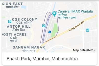 An account for Bhakti Park Wadala East Mumbai. Reporting general issues and problems faced by residents.