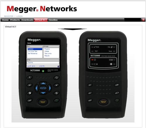 An all-NEW micro site has been developed dedicated to the communication test market. Meggernetworks.com features the latest info, downloads, virtual products