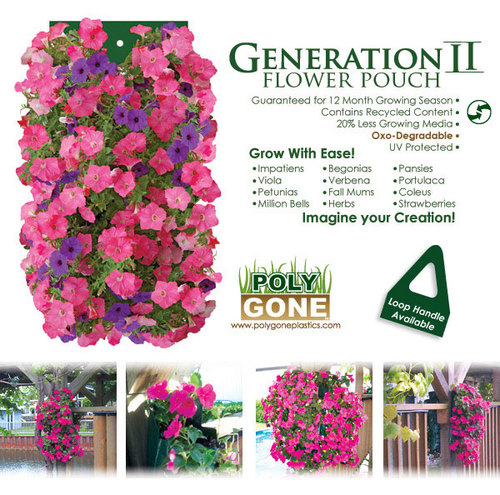 Now Over 25 Years Of Supplying Greenhouses & Nursery's With The Hanging Flower Pouch And We Are Still Growing!