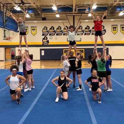 Fraser middle school cheer team💙💛