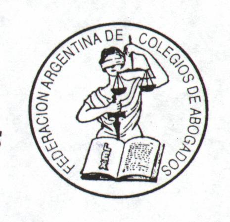 Prensa de la Federación Argentina de Colegios de Abogados. Entidad que agrupa a 80 Colegios de Abogados de la Rep. Argentina